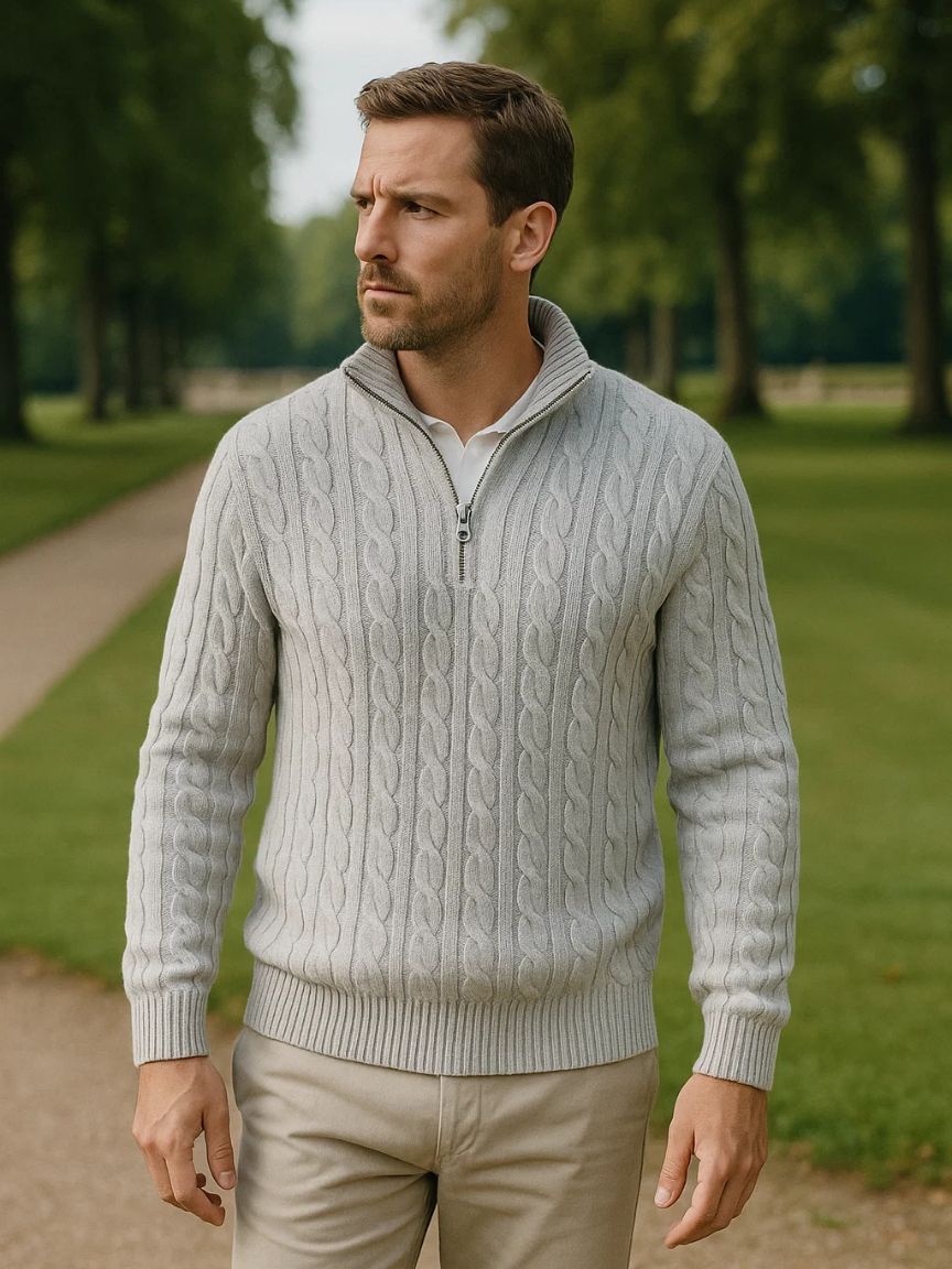 Essential Half Zip Sweater