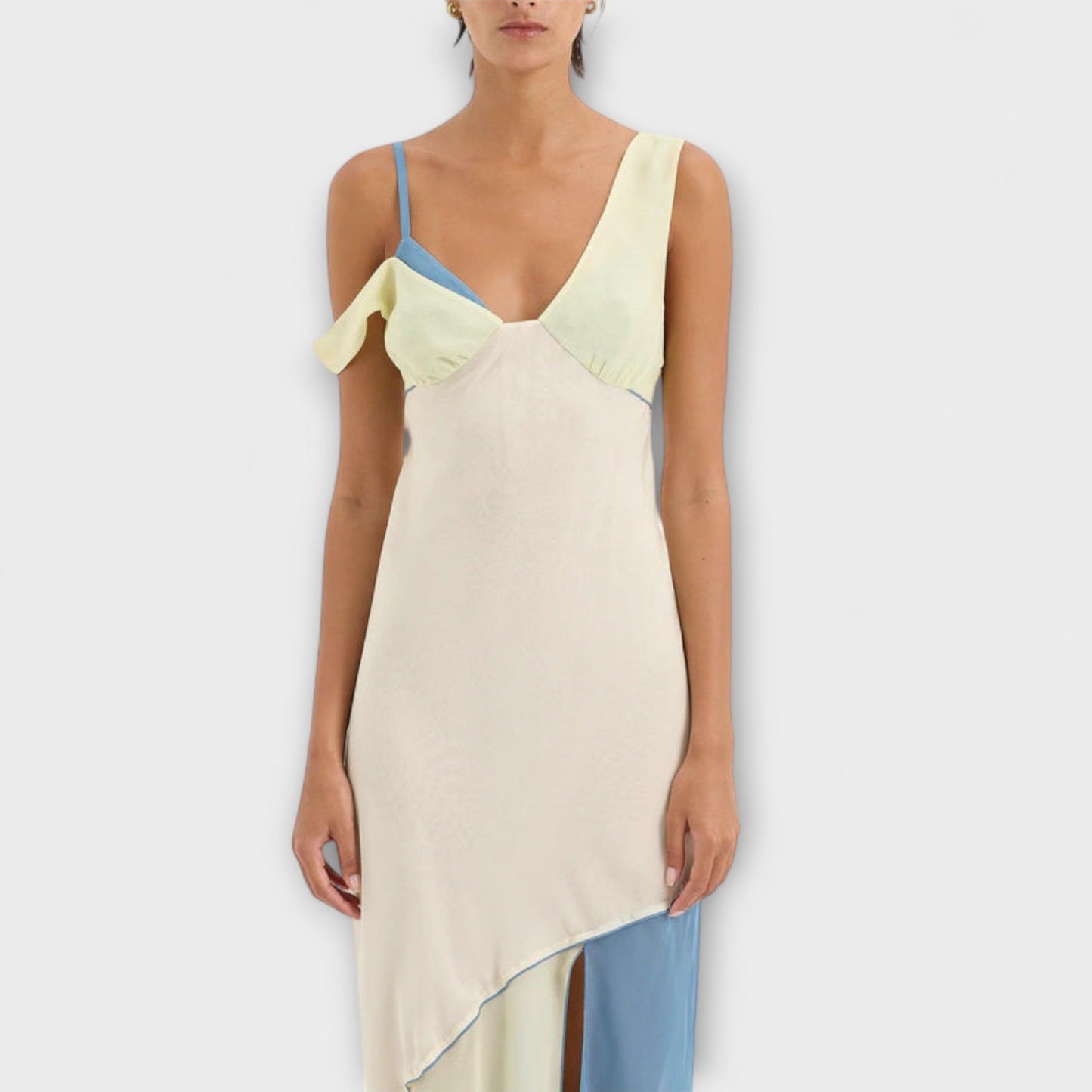 Alora - Thames Midi Dress with Splice Detail