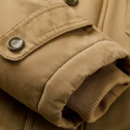 Stylish quilted bomber jacket