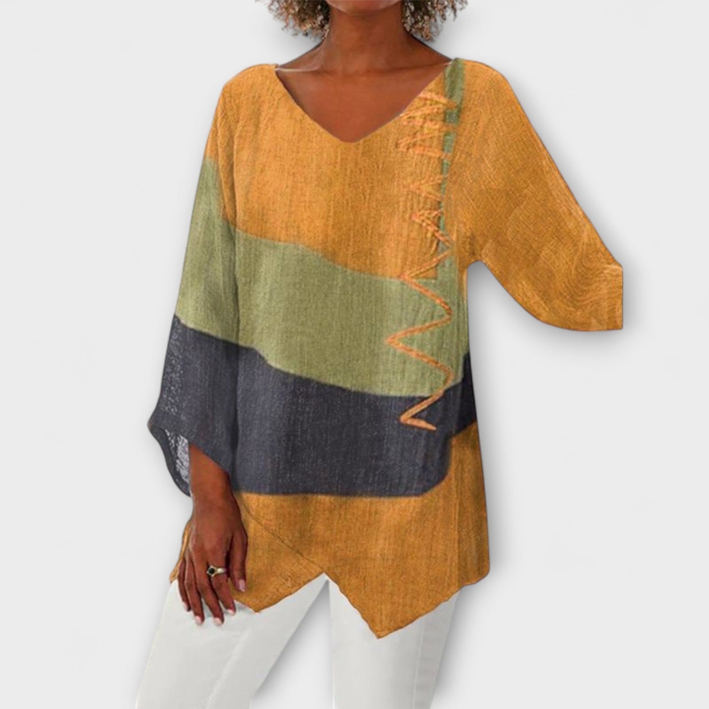 Chloe – Creative V-Neck Tunic