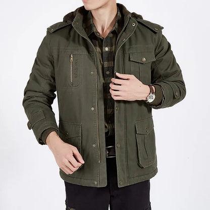 Stylish quilted bomber jacket